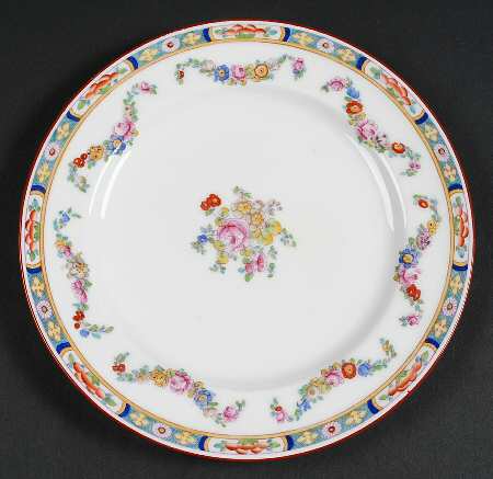 Minton Rose (Older, Smooth) Luncheon Plate