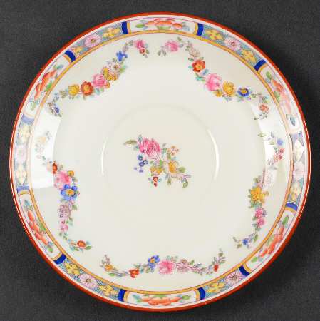 Minton Rose (Older, Smooth) Saucer for Cream Soup Bowl