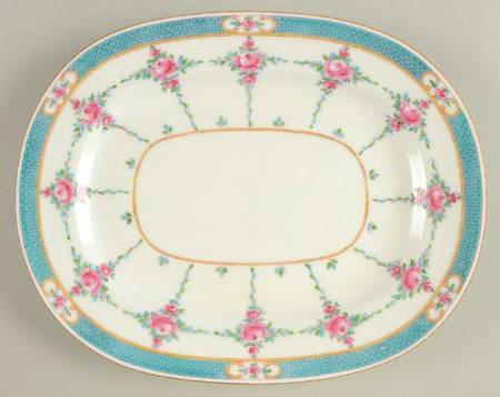 Persian Rose (Older) 10" Oval Serving Platter