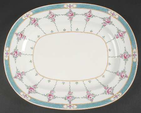 Persian Rose (Older) 14" Oval Serving Platter