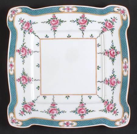 Persian Rose (Older) Square Cake Plate