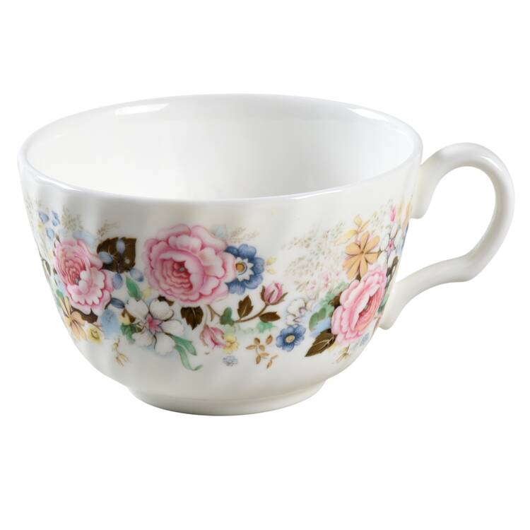 Rose Garland Flat Cup