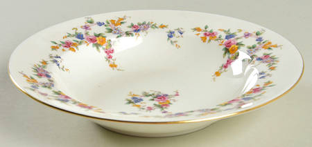 Spring Flowers Rim Soup Bowl by Minton