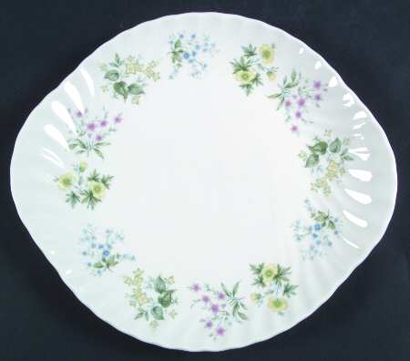 Spring Valley Handled Cake Plate by Minton