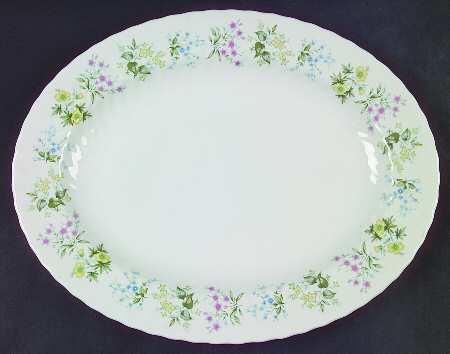 Spring Valley 13" Oval Serving Platter