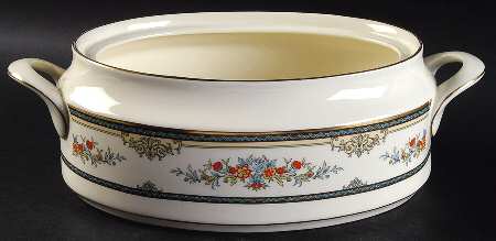 Stanwood (Gold Trim) Oval Vegetable No Lid