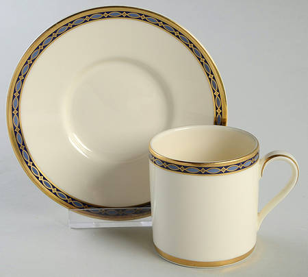 St. James Flat Demitasse Cup & Saucer Set
