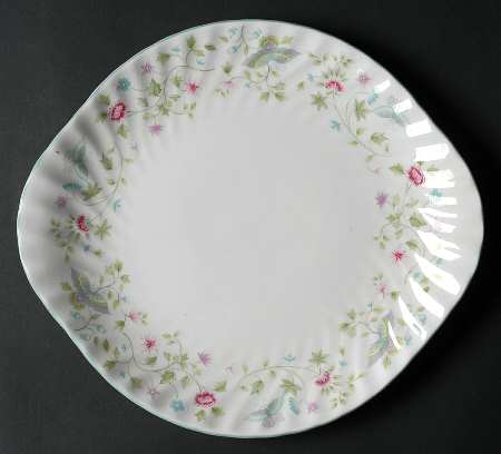 Summer Days Handled Cake Plate