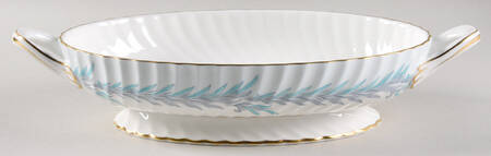Symphony Blue Oval Vegetable No Lid