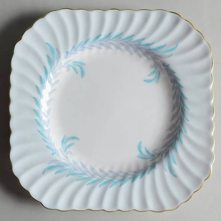 Symphony Blue Square Salad Plate
