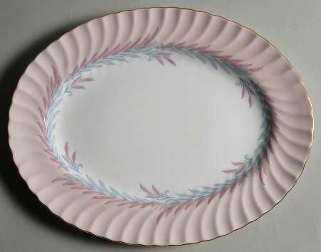 Symphony Pink 12" Oval Serving Platter
