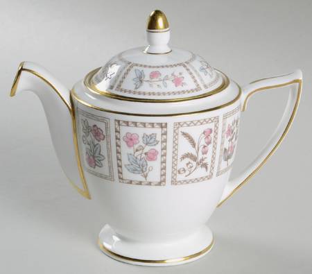 Tapestry (Gold Trim) Individual Teapot & Lid
