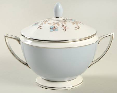 Twilight Grey Sugar Bowl & Lid