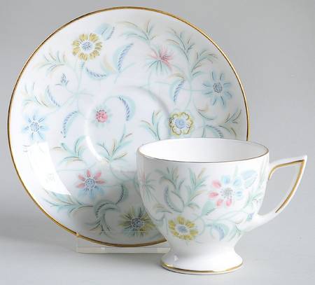 Vanessa Footed Demitasse Cup & Saucer Set