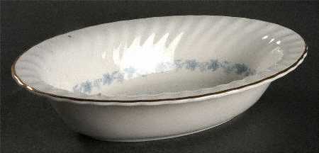 Vineyard Blue 10" Oval Vegetable Bowl
