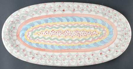 Stoke Gabriel 21" Oval Serving Platter
