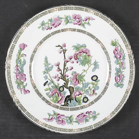 Indian Tree (Gold Trim, Semiscalloped) by John Maddock &amp; Sons