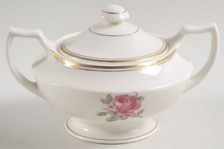 Manor Rose Gold Sugar Bowl & Lid