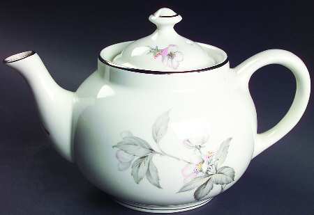 Spring Glory (Platinum) Teapot & Lid