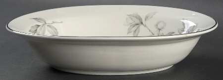 Spring Glory (Platinum) 10" Oval Vegetable Bowl