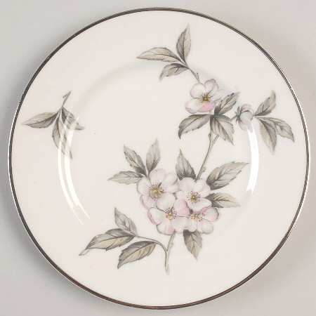 Spring Glory (Platinum) Bread & Butter Plate