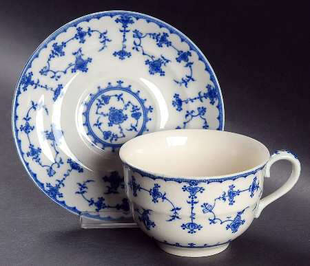 Blue Delft Flat Cup & Saucer Set