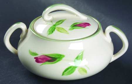 June Rose Sugar Bowl & Lid by Maruta