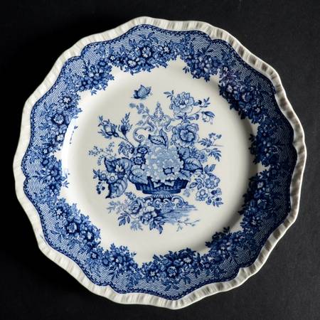 Ascot Blue Salad Plate