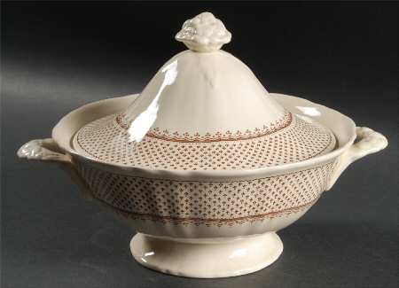 Ashlea Brown Round Covered Vegetable