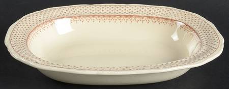 Ashlea Brown 10" Oval Vegetable Bowl