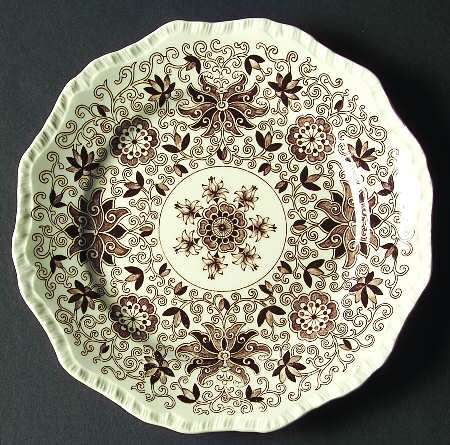 Bow Bells Brown Salad Plate