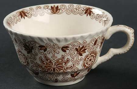 Bow Bells Brown Flat Cup