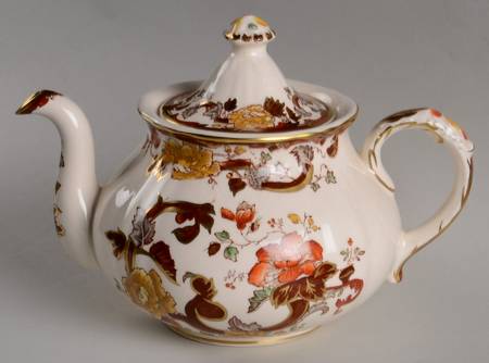 Brown Velvet Teapot & Lid