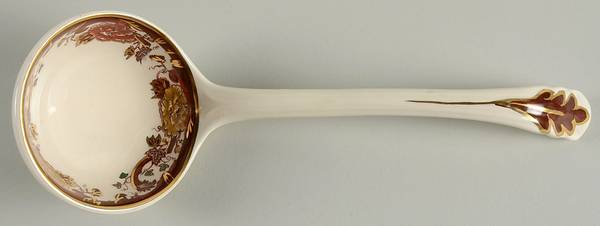 Brown Velvet Tureen Ladle