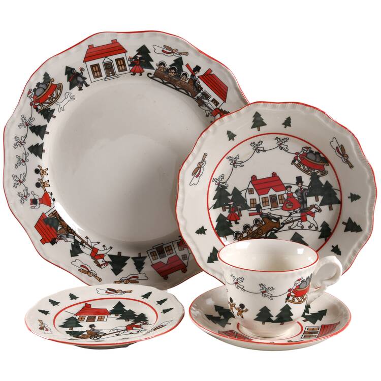 Christmas Village 40 Piece Estate Set