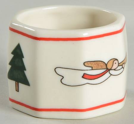 Christmas Village Napkin Ring