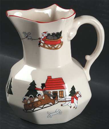 Christmas Village Small Hydra Jug
