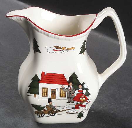Christmas Village Small Gadroon Jug