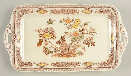 Manchu Brown Multicolor Large Sandwich Tray