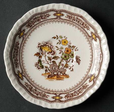Manchu Brown Multicolor Saucer