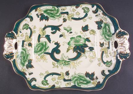 Mandalay Chartreuse (Gold Accent & Trim) Underplate for Tureen
