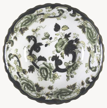 Mandalay Chartreuse (Gold Accent & Trim) Coupe Cereal Bowl