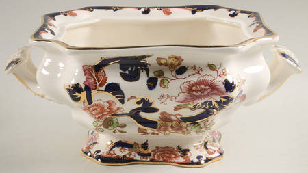 Mandalay Blue Multicolor Tureen No Lid