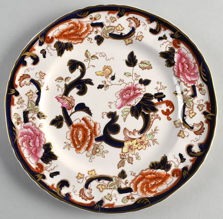 Mandalay Blue Multicolor Dinner Plate