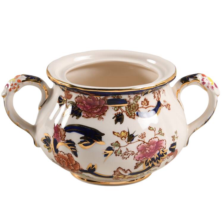Mandalay Blue Multicolor Sugar Bowl No Lid