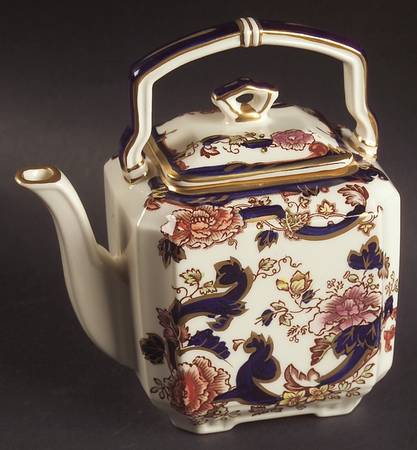 Mandalay Blue Multicolor Mini Teapot & Lid