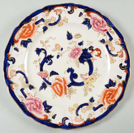 Mandalay Blue Multicolor Dinner Plate