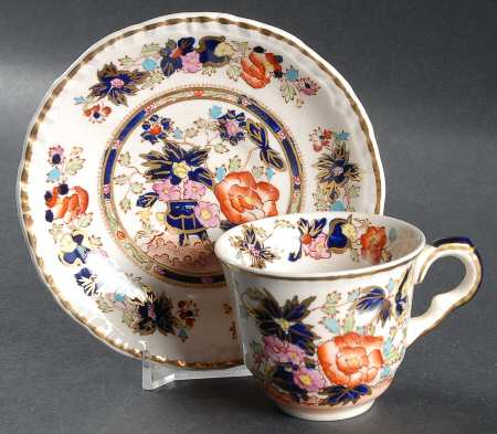 Mandarin Flat Demitasse Cup & Saucer Set