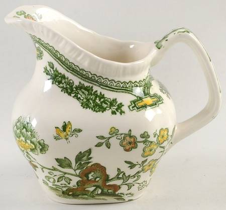 Manchu Green Multicolor Creamer