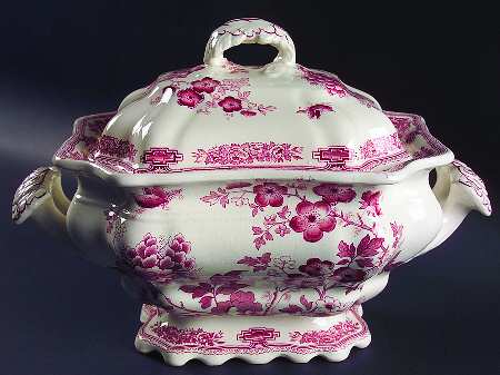 Manchu Pink Tureen &  Lid
